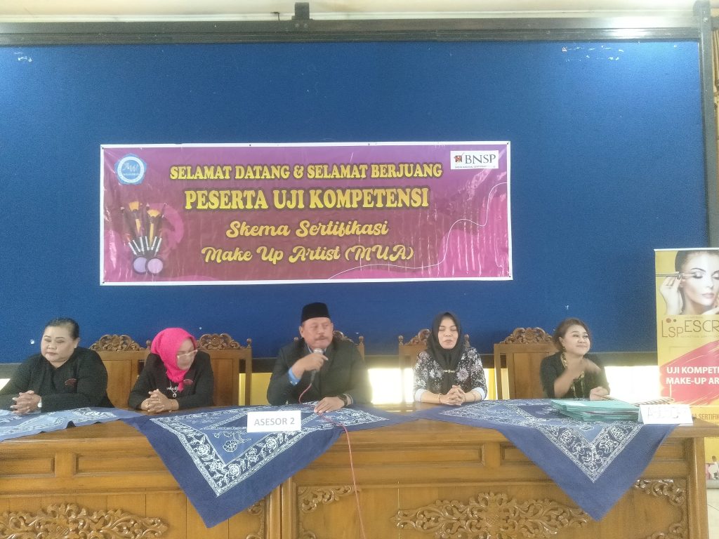 Uji Kompetisi Make Up Artist ( MUA ) yg diselenggarakan oleh LPKS ASTI